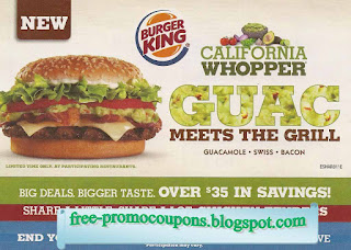 Free Printable Burger King Coupons