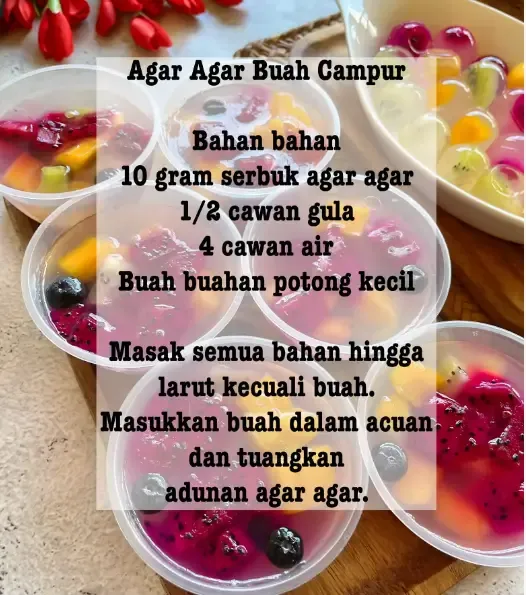 jelly buah campur