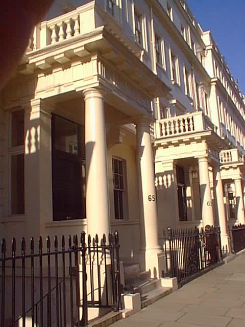 By the way, the setting for Upstairs, Downstairs, 165 Eaton Place, 