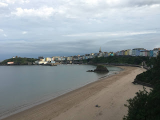 Tenby harbor and North Beach