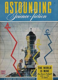 Cover by Timmins of Astounding Science-Fiction magazine, June 1943 issue