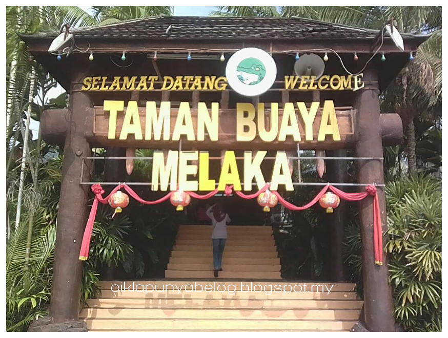 Taman Buaya dan Reakresi, Melaka : Tempat beriadah terbaik untuk seisi keluarga. Sambil beriadah, sambil tengok buaya!