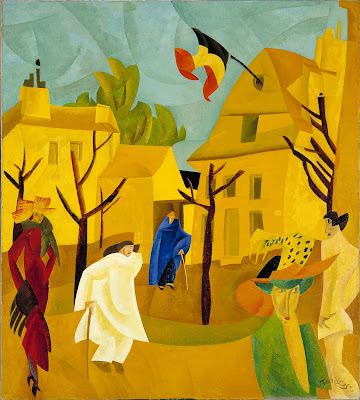  Lyonel Feininger  Yellow Street II  