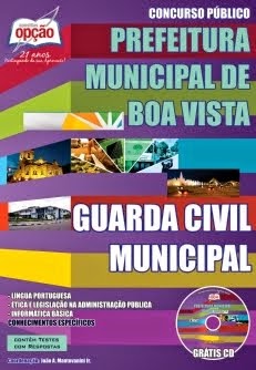 Concurso Prefeitura de Boa Vista / RR 2014 TODOS OS CARGOS