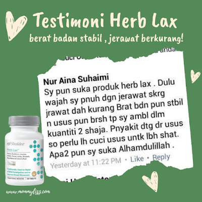 Testimoni Heblax Shaklee Untuk Turunkan Berat Badan