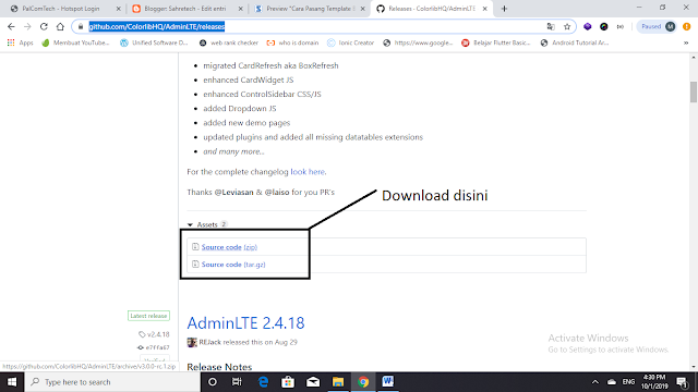 download admin-lte