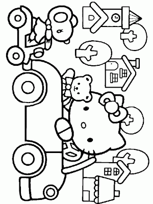 Hello Kitty Colouring In. HELLO KITTY COLORING PAGES OF