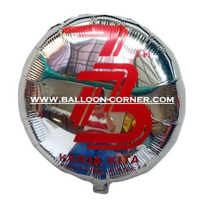 Balon Foil Bulat 73 TAHUN KERJA KITA PRESTASI BANGSA (Special Edition)