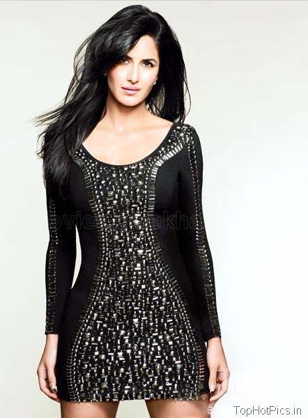 Katrina Kaif Hottest Photos in Tighest Black Short Dress 1