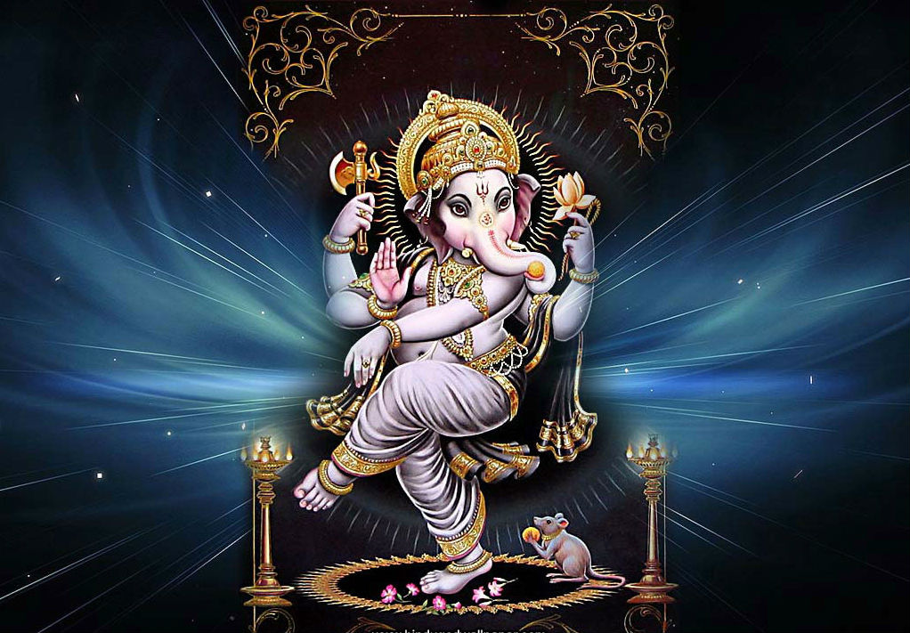  Bhakti  Wallpaper   Dancing Ganesha