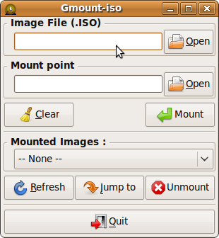 Start Gmount-iso