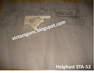 Pic.1 - Building the STA-52 Wooden Assault Rifle Display Model  