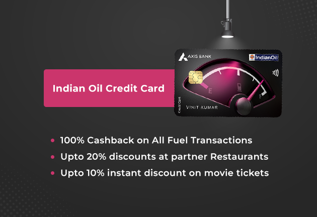 Indian oil credit card designed to benefit you on every fuel transaction