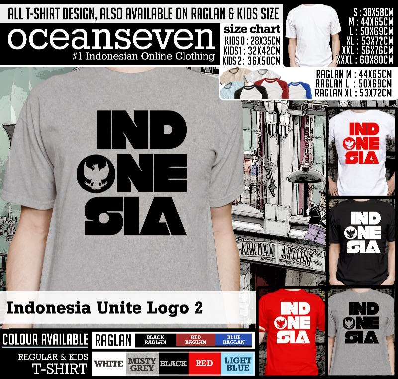 Kaos Indonesia Unite Logo 2