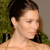 Jessica Biel Gold Studs