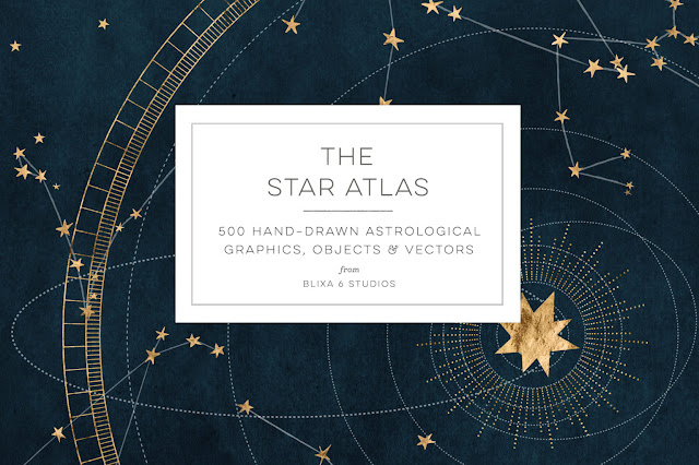 The Star Atlas: Golden Astrology Set
