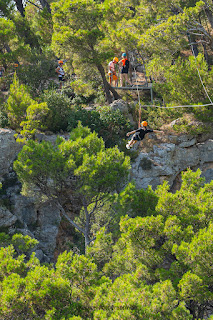 Sportfotografie ZIP Line Tucepi Biokovo Olaf Kerber