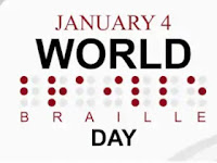 World Braille Day - 04 January.