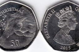 Gibraltar 50 pence 2015 - Christmas