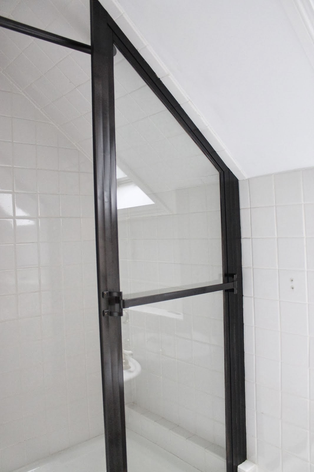 Shower door frame