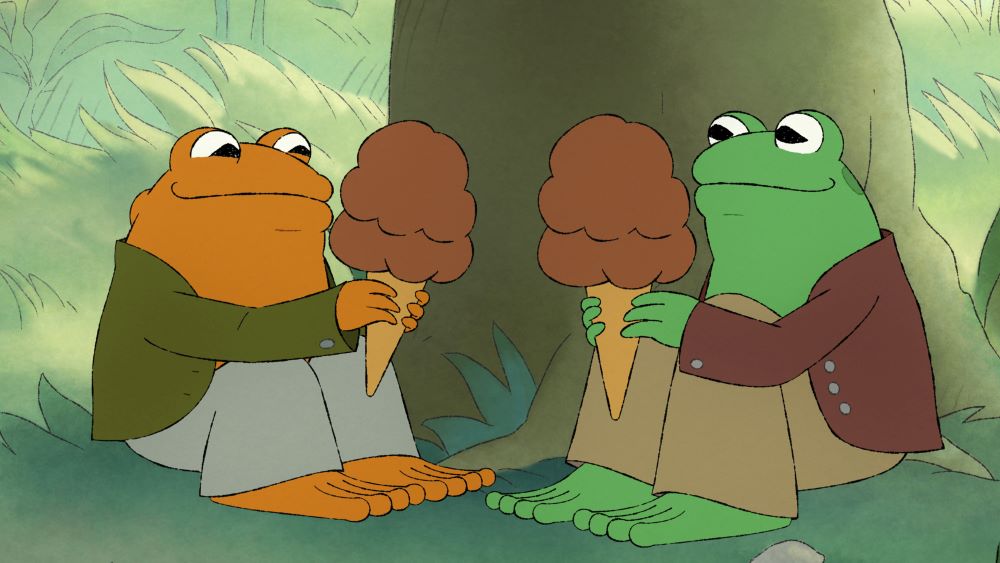 Frog and Toad enjoy ice cream