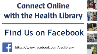 You can follow the Health Library Facebook page for updates