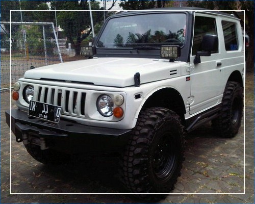 Modifikasi mobil katana terbaru ceper jimny 4x4 tahun 1989 