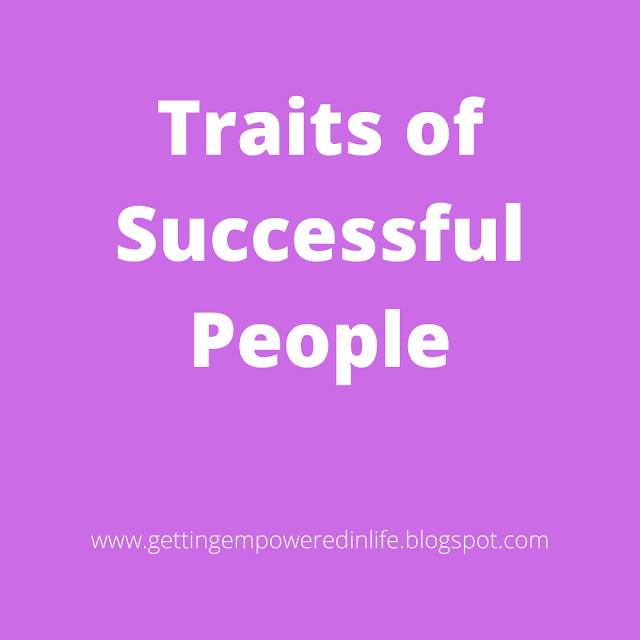 Traits of successful people