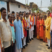 हथिया में शिव प्राण प्रतिष्ठा रुद्र महायज्ञ का शुभारंभ, महायज्ञों के आयोजन से गांव में आती है सुख-समृद्धि और खुशहाली : मनोज यादव