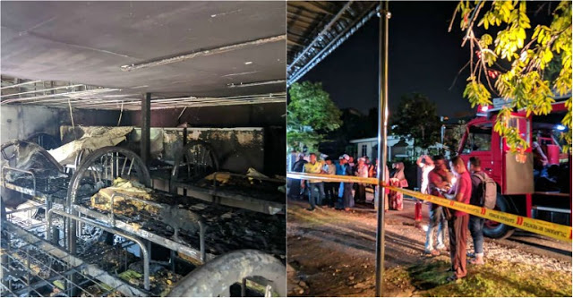 Bangunan Asrama Musnah, Maahad Tahfiz Terbakar Perlukan Dana RM 83 Ribu Untuk Baikpulih
