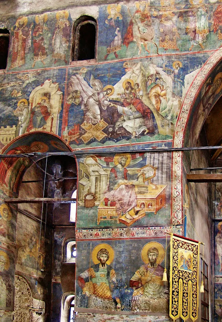 Άγιον Όρος: Ο Αναστάς Χριστός νικά τον θάνατο - Η σπουδαία τοιχογραφία στον Ναό του Πρωτάτου