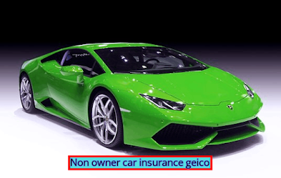 Non owner car insurance geico