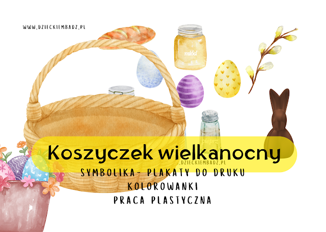 koszyczek wielkanocny symbolika dla dzieci