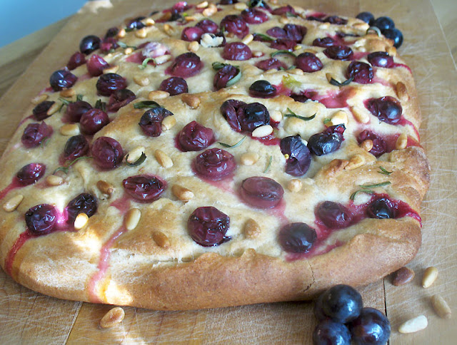 Grape and Rosemary Focaccia