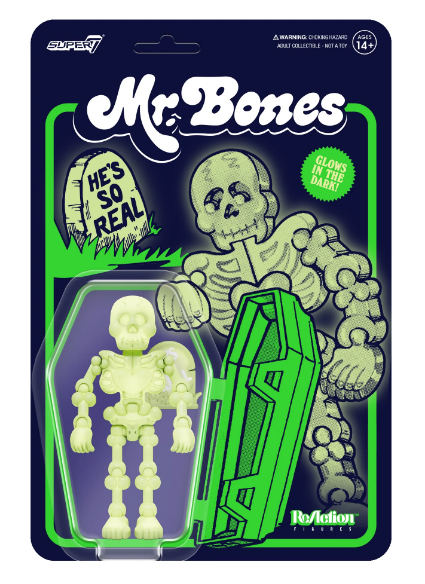 Super 7 Mr Bones ReAction Figure Glow in the Dark 01