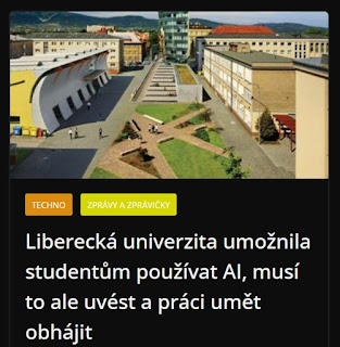 Liberecká univerzita umožnila studentům používat AI, musí to ale uvést a práci umět obhájit - AzaNoviny