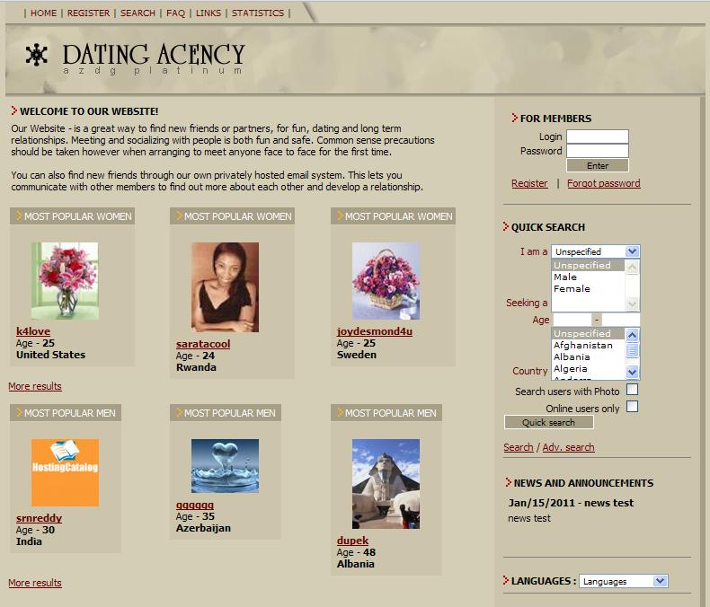 free online dating script php