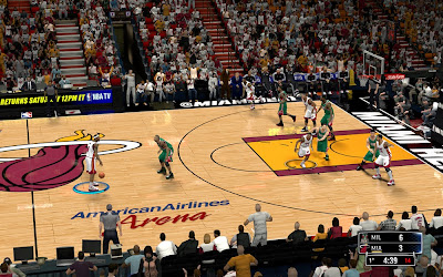 NBA 2K14 Miami Heat HD Court Mod