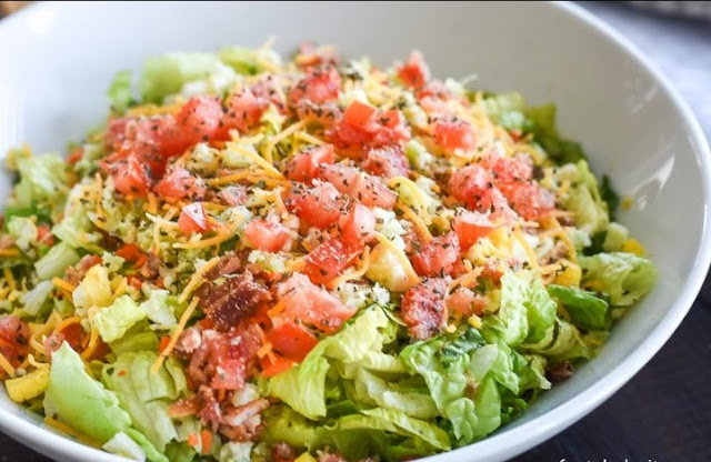 The BEST Side Salad #healthy #sidedish
