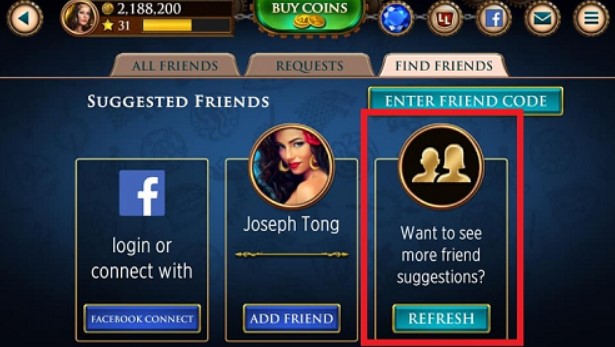 Zynga Poker Invitation Friends