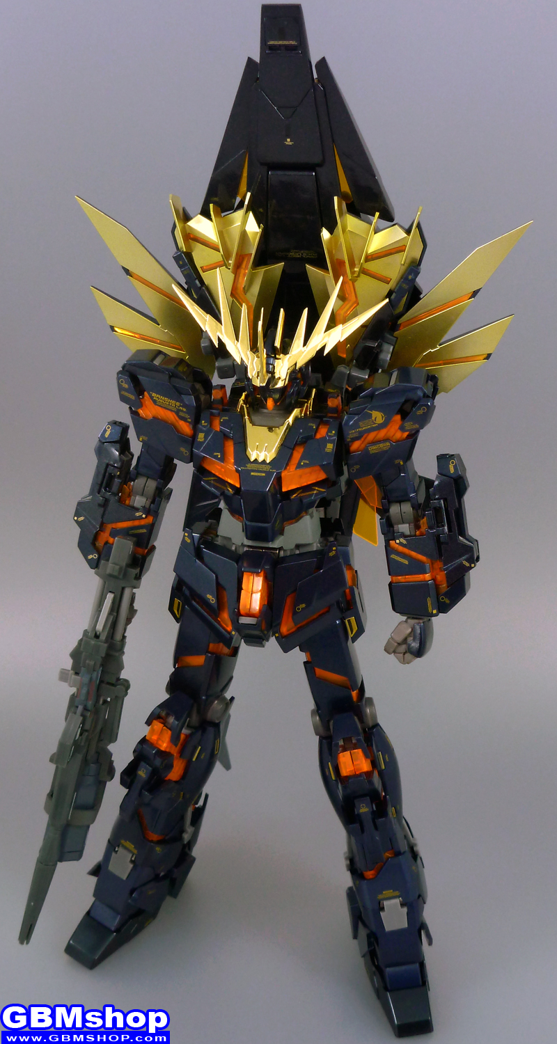 Gundam Fix Figuration METAL COMPOSITE #1011 RX-0 Unicorn Gundam 02 Banshee + Bandai 1/100 MG RX-0[N] Unicorn Gundam 02 Banshee Norn Full Armed Banshee