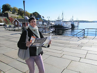 Katja on the Oslo Docks