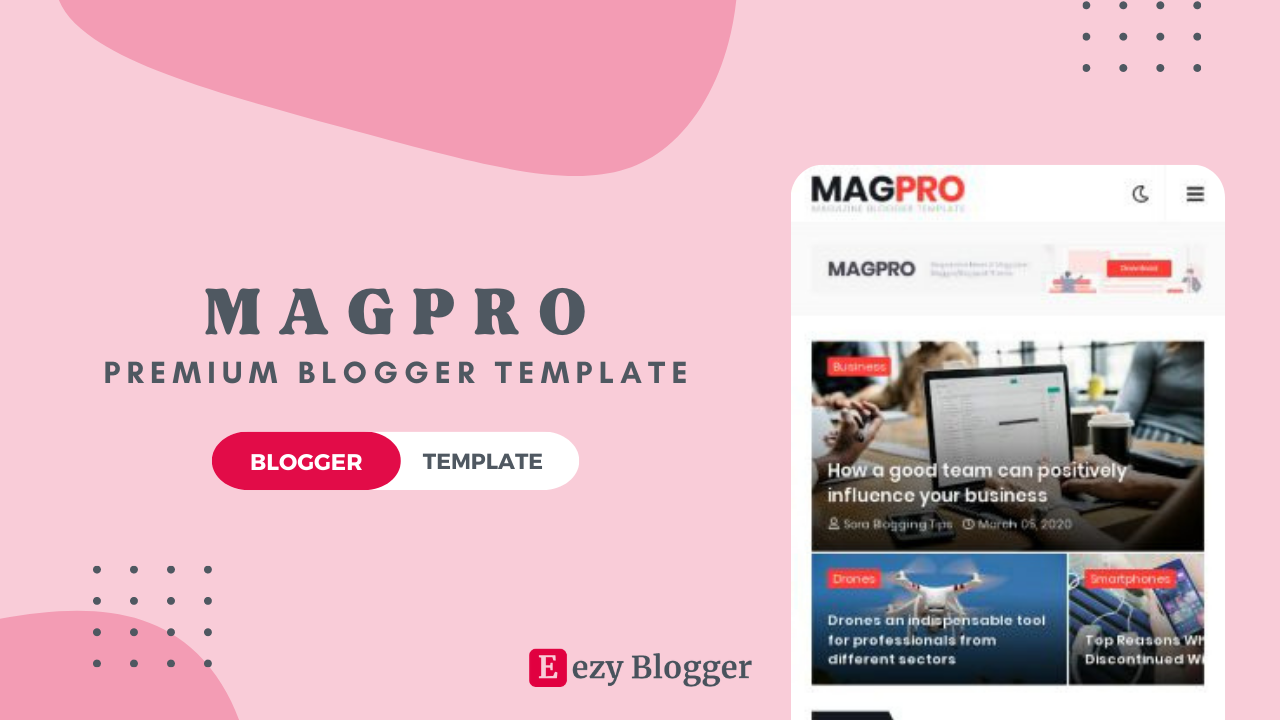 Download MagPro: The News & Magazine Blogger Template for FREE
