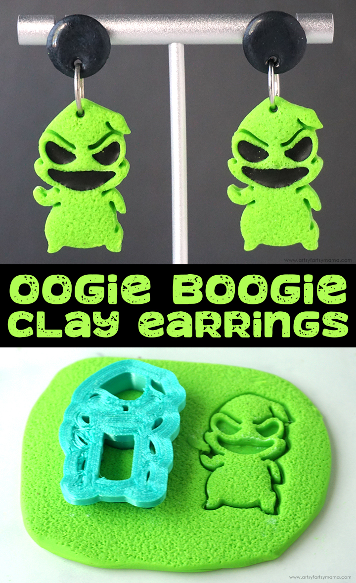 Oogie Boogie Polymer Clay Earrings