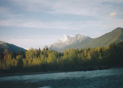 Rocky Mountains in Glacier National Park in Montana on May 24, 2003