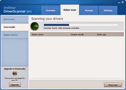 Uniblue Driver Scanner 2013 Free 