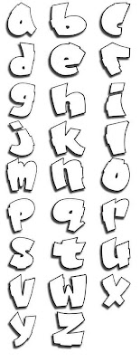 Alphabet Picture Font Graffiti