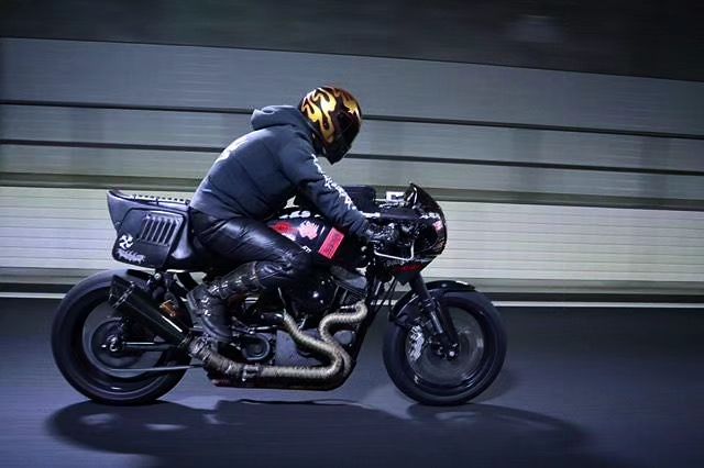 Custom Japanese Harley Davidson Sportster Bosozoku Cafe Racer by ssrd57
