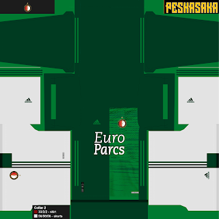 Kit de Feyenoord Rotterdam para Efootball PES 2021