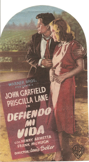 Programa de Cine - Defiendo mi Vida - John Gardield - Priscilla Lane